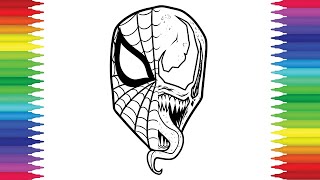 Spider Venom Coloring Page