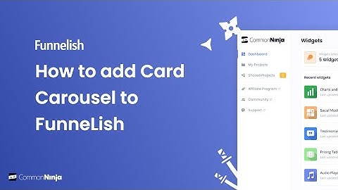 How to add a Card Carousel to Funnelish