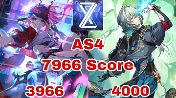 [ Honkai Star Rail ] Rappa & Anaxa Apocalyptic Shadow 4 | Version 3.8 | 7966 Score