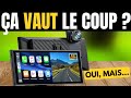 Ref:PDP---KNEmc Lamto autoradio carplay &amp; android auto sans fil avec dashcam avant 4k + arri�re 1080p, �cran portabl