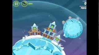Angry Birds Space Cold Cuts 2-9 Space Eagle Walkthrough