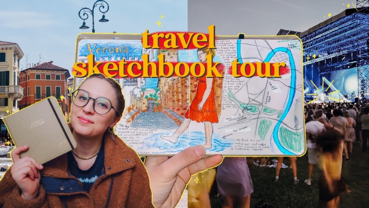 artist loft sketchbook tour 