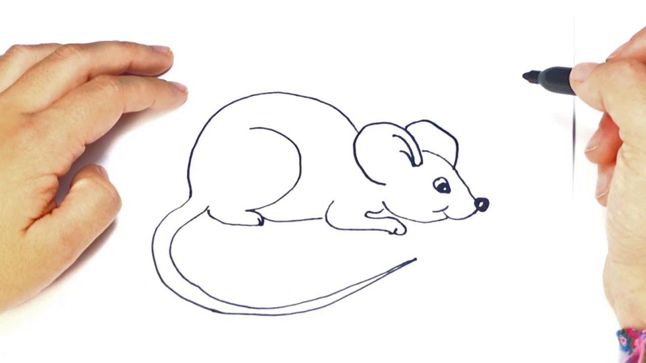 Como dibujar un Ratoncito paso a paso | Dibujo facil de Ratoncito - thptnganamst.edu.vn