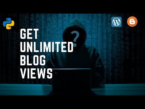 How to get Unlimited blog views🔥using Python 2021| website views|Unlimited blog views trick 2021
