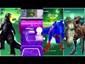 🦖JurassicWorld Godzilla🆚The Indominus Rex🆚The T-Rex🆚The Dinosaur Coffin || TilesHop Edm Rush