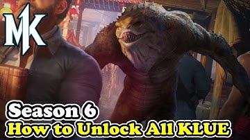 How to Unlock All KLUE in Season 6 of Mortal Kombat 1 Invasions Season of the Reptile