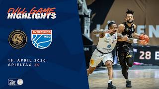 Basketball Löwen Braunschweig vs. Syntainics MBC - Full Game Highlights - Matchday 30, 25/26