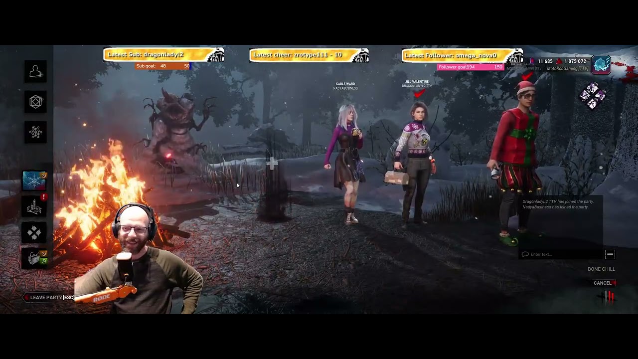short DBD night with @nadyabusiness and @dragonladyl2
