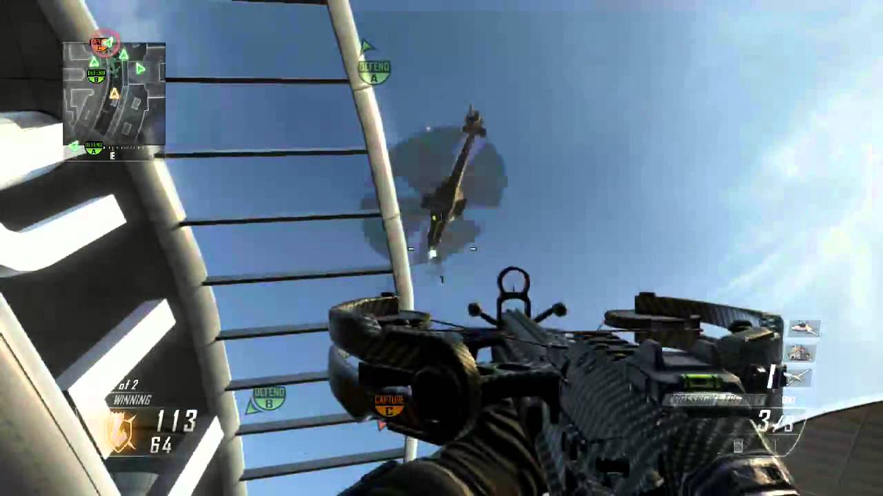 Black Ops 2 - Destroying Hellstorm Missile w/ Crossbow