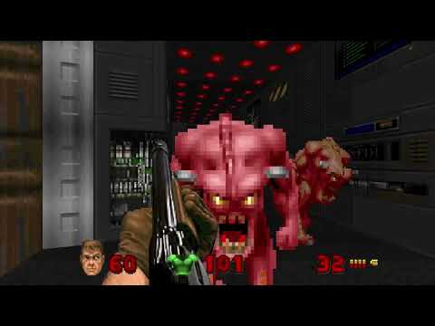 Ultimate DOOM - E1M7: Computer Station - Ultra-Violence | 100% Secrets | Pistol Start