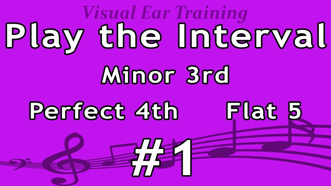 Play the Interval: Minor 3rd, Perfect 4th, Flat 5 #1 - Ear Training Exercise