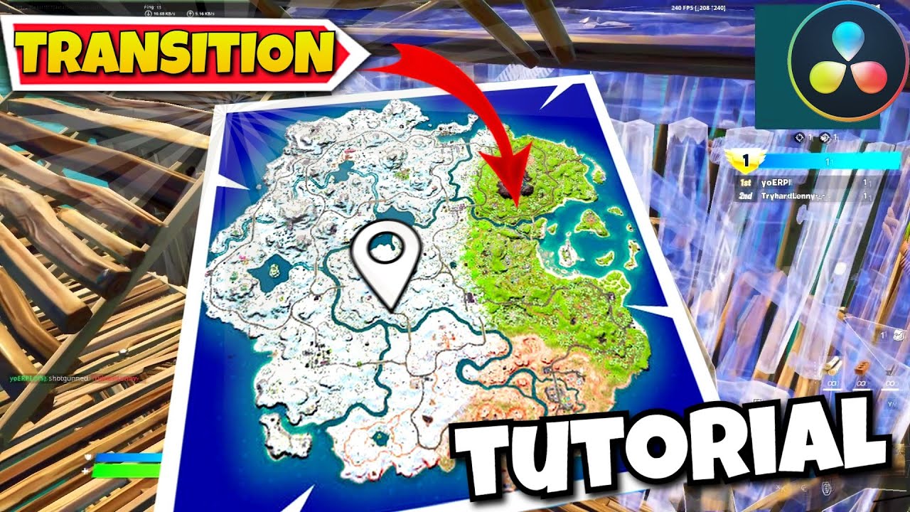 how to make a *MAP TRANSITION* in Davinci Resolve | (Im back...)