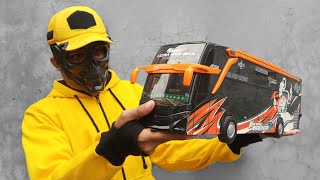 Unboxing Bus Basuri Jumbo Excavatoys