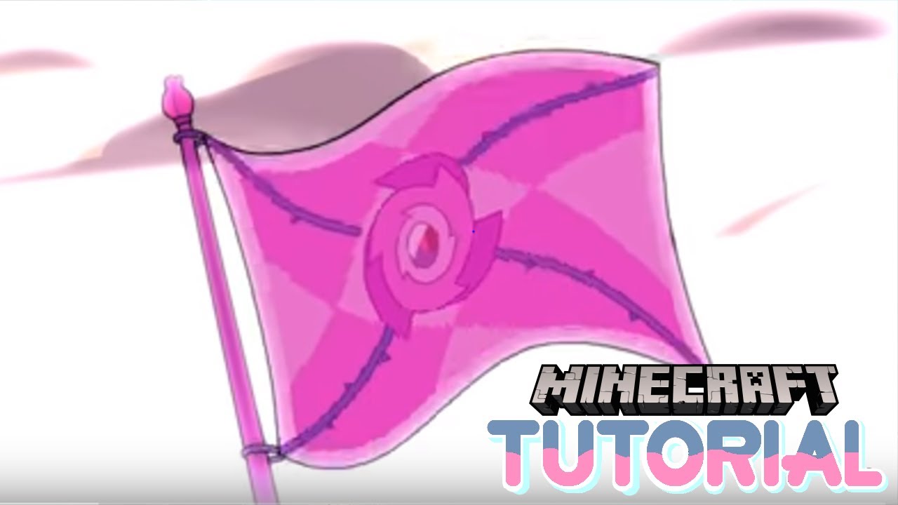 Minecraft Steven Universe Crystal Gem Flag Building Tutorial YouTube