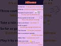 10 Must-Know English Idioms for Fluency #learnenglish #idioms #english #shorts