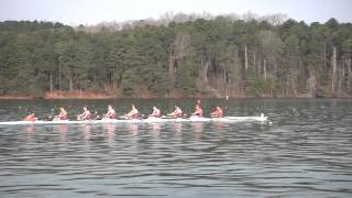 Clemson Rowing - First Varsity 8s (March 22, 2014)