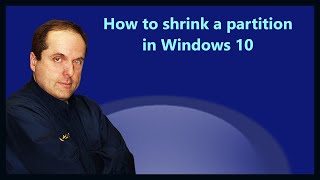 How to shrink a partition in Windows 10