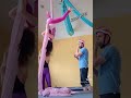 I think dad regrets getting her Aerial Silks…😬