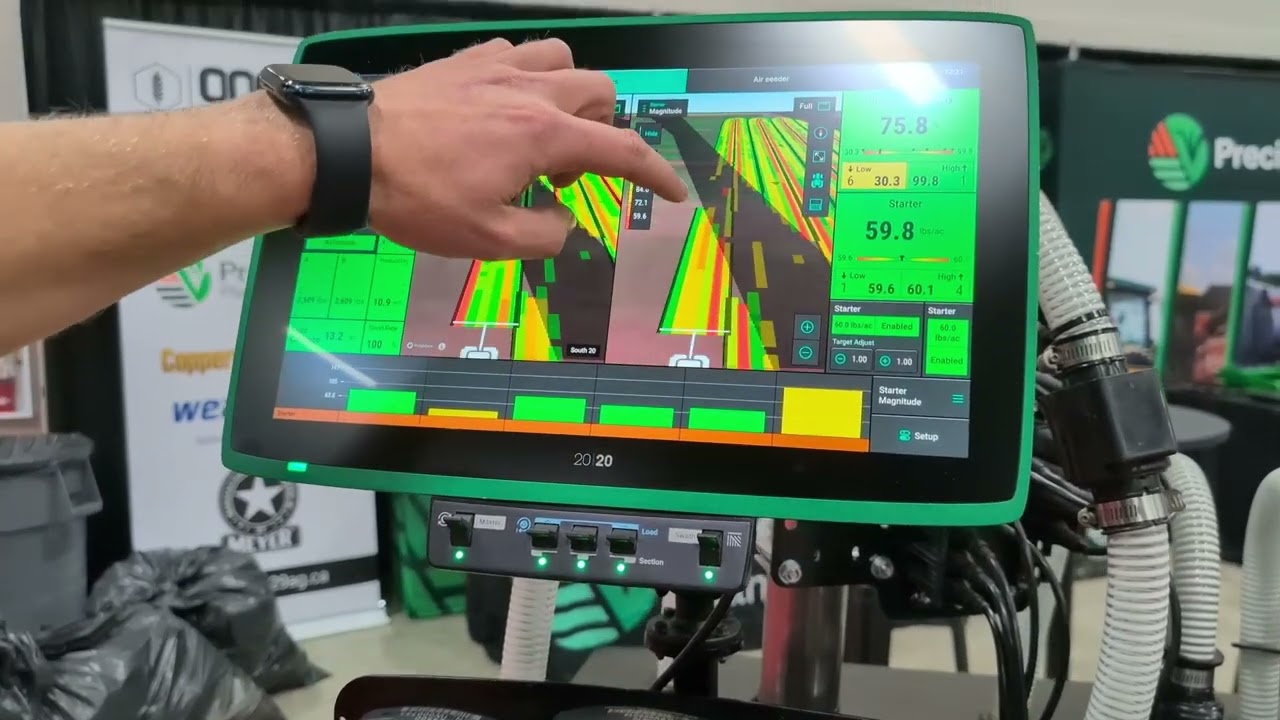 Система Clarity от Precision Planting отслеживает поток воздуха в сеялке и обеспечивает мониторин...