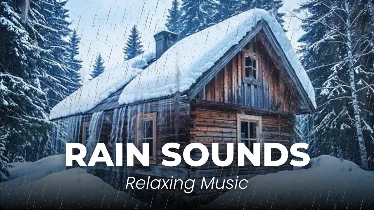 12 Hours of Peaceful Rainfall | Lush Green Valley for Sleep & Study | Valley Hut Cool Rain