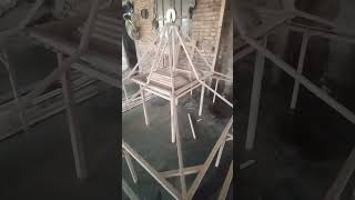 KERANGKA MINIATUR RUMAH JOGLO #shorts #joglo #rumah #viral #antik #rumahtua #kerangka #bagan #kayu