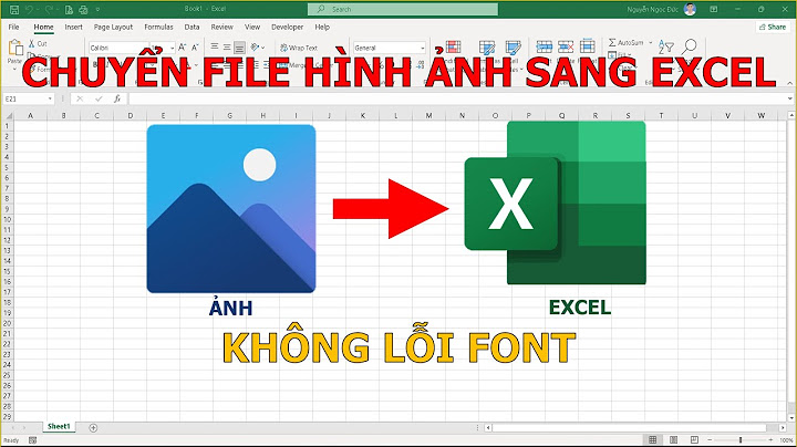 Lỗi font khi chuyển file scan sang excel năm 2024