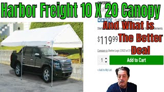 Harbor Freight Portable Garage Review 10 x 20 - What Is The Best Deal