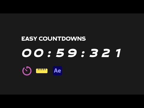How to animate countdowns in After Effects with Type