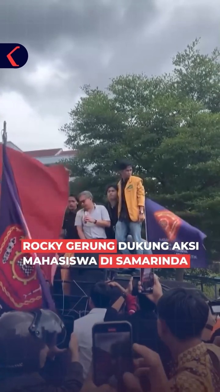 ROCKY GERUNG DUKUNG AKSI MAHASISWA DI SAMARINDA!