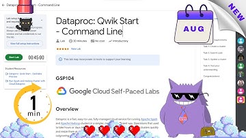 Dataproc: Qwik Start - Command Line | #2025 | #GSP104 |#qwiklabs |Solution
