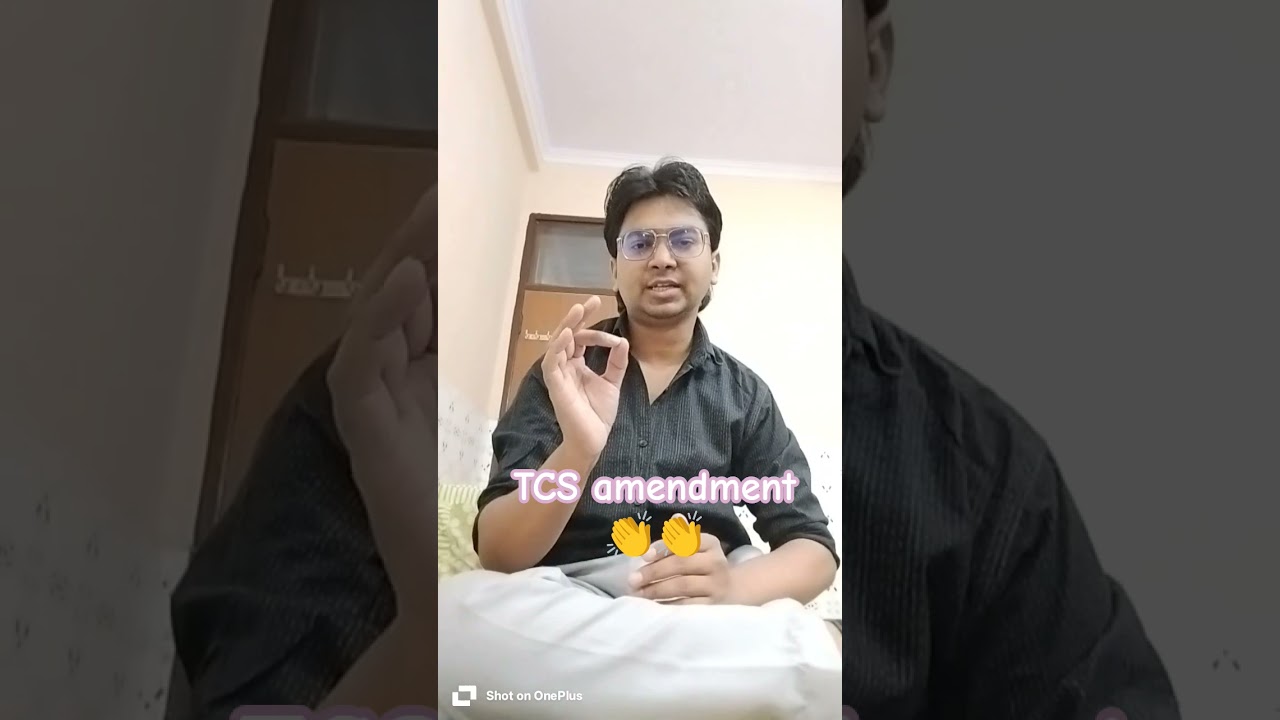 TCS amendment 😎