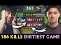 186 kills ana  dirtiest fountain farm in dota history with abed