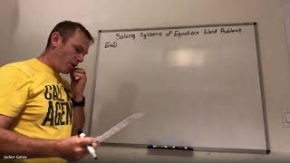 MPM2D 1 5 Solving a Linear System Problems