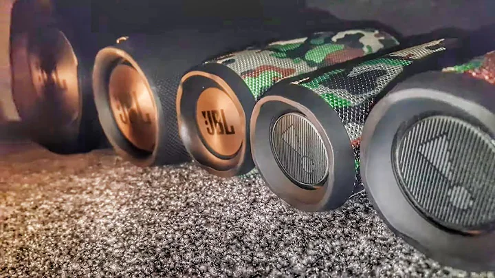 ALL MY JBL SPEAKERS CONNECTED TOGETHER!!! BASS TEST! Boombox + Xtreme + Charge 3 + 2x Flip 4 [#2]