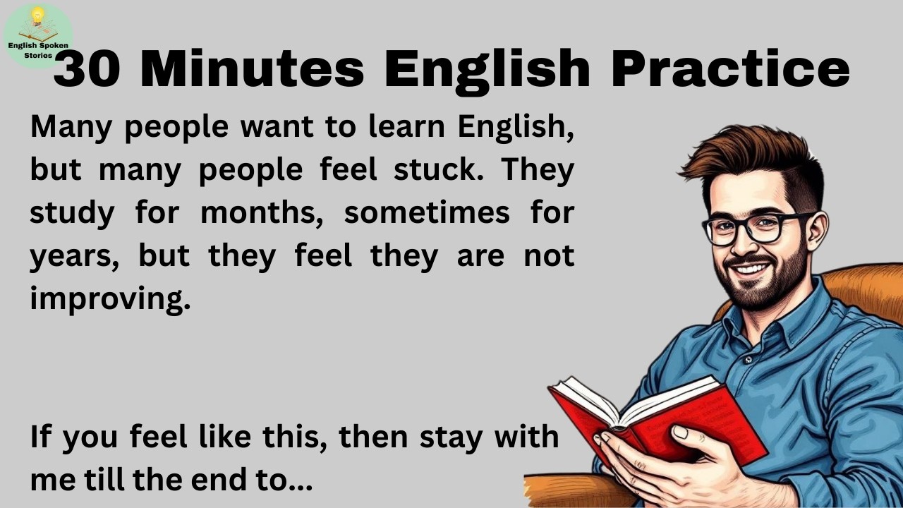 📘 30 минут практики английского языка || Изучение английского || Адаптированное чтение || Практик...