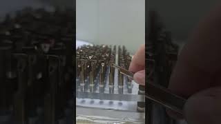 Grooving tools simulation #tools #factory #machine #cncmill #manufacturing #carbideinserts #metal