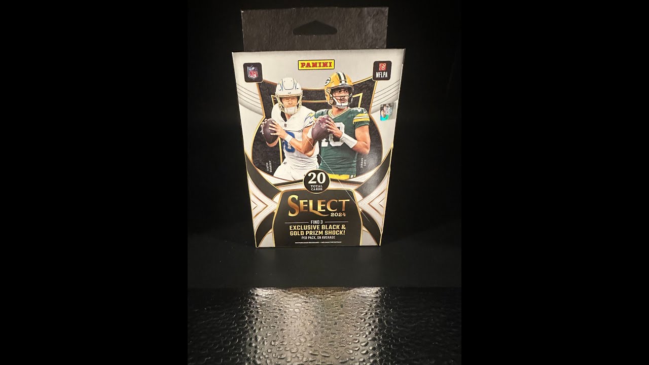 2024 Panini Select Retail Box Break 🔥 Black & Gold Prizm Shock Exclusives!