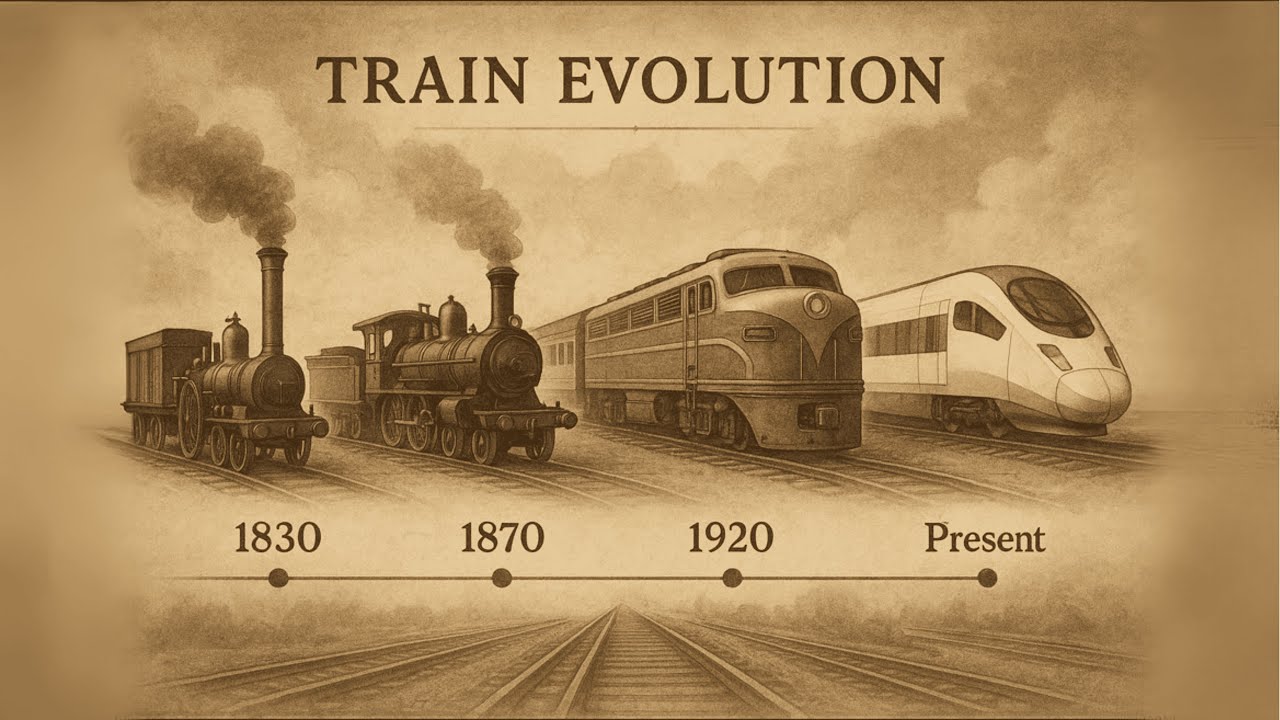 Удивительная эволюция поездов: от пара до маглева