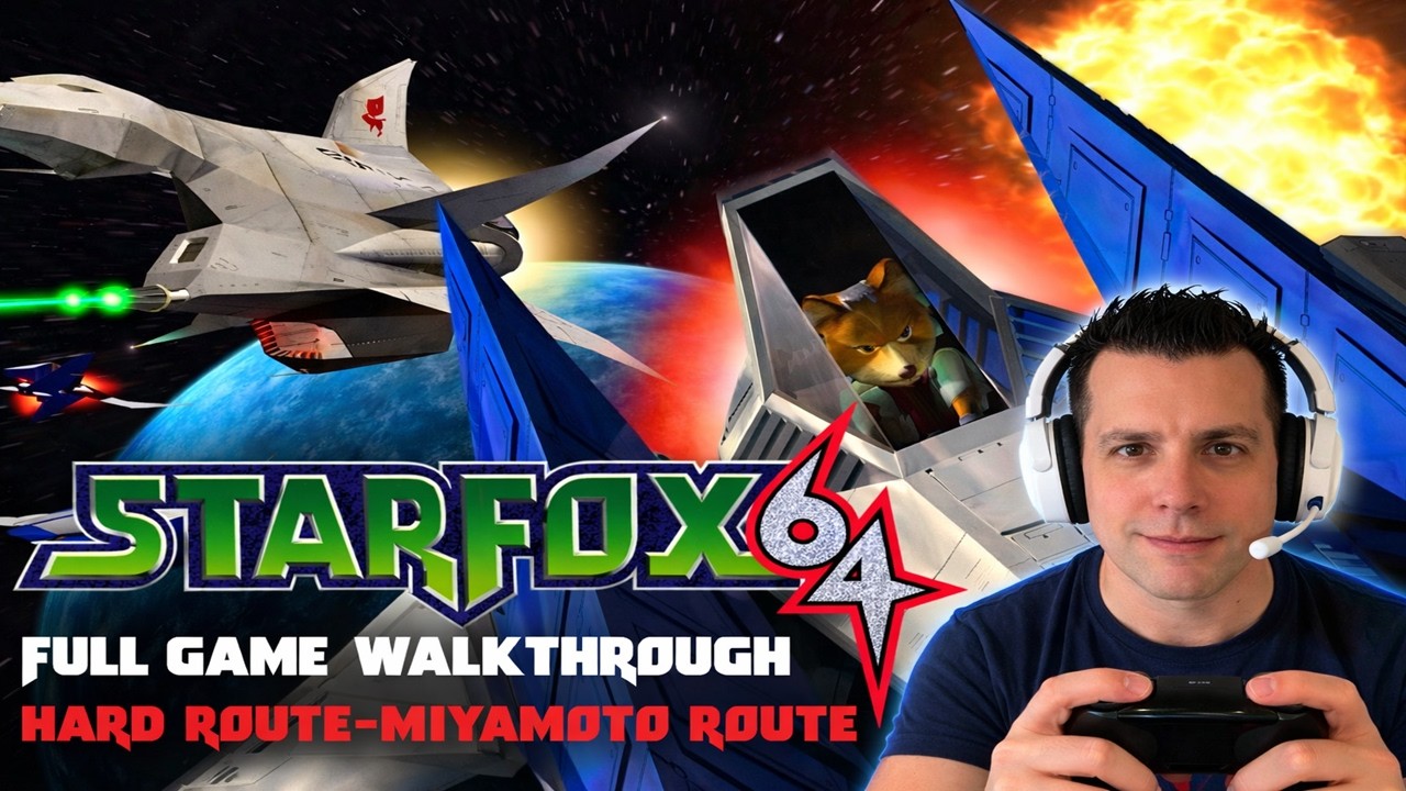 STAR FOX 64 - Miyamoto's Route - Full Game Walkthrough w