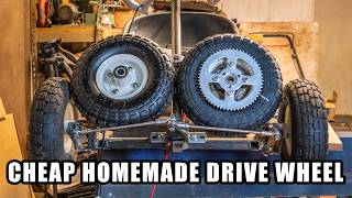 Method 1: How to make a go-kart drive/brake wheel at home