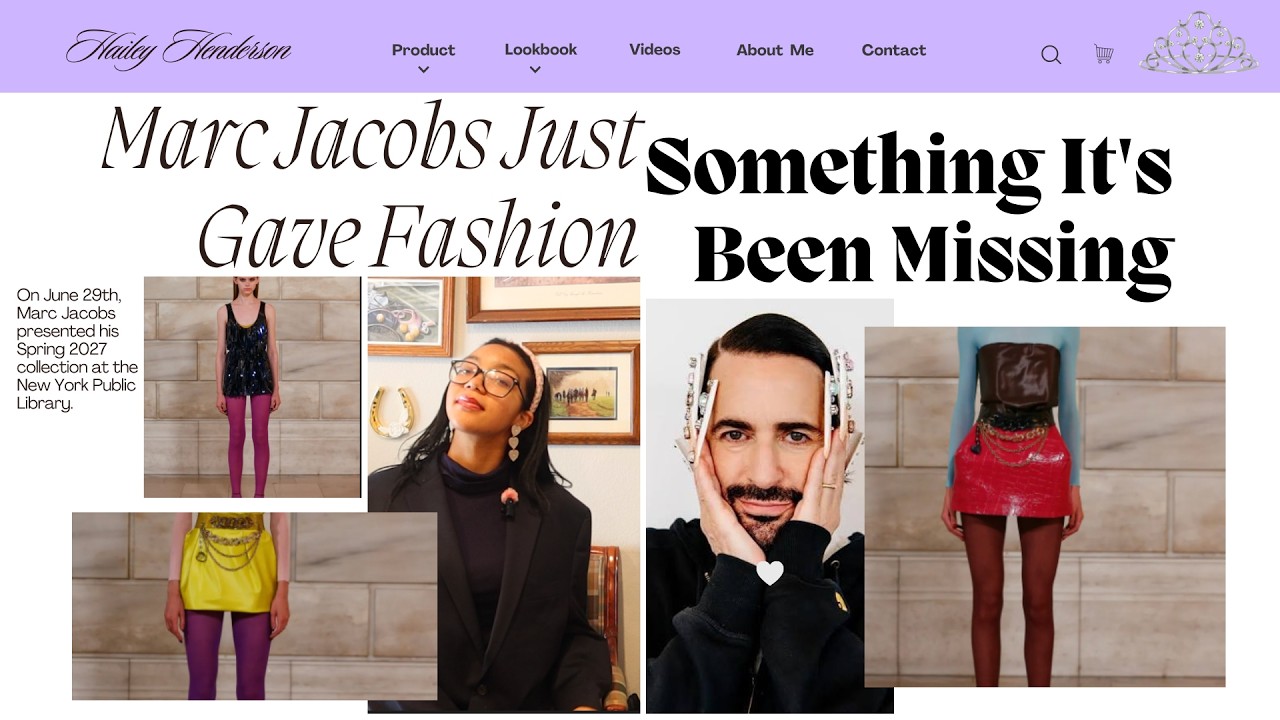 ARKITIP Issue 0027 古書MARC JACOBS Marc Jacobs Just Gave Fashion Something It's Been Missing - YouTube