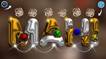 Glass font dp editing On Ps CC / Ps Touch PixelLab | Glass Font editing | How To Make Glass Font