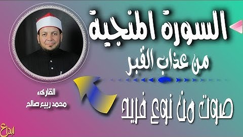 سورة الملك| الشيخ محمد ربيع صالح