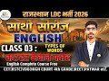 साथी सीरीज Class-3 Rajasthan LDC 2026 English Class | Type of Words | Saathi Series | Rohit Sir