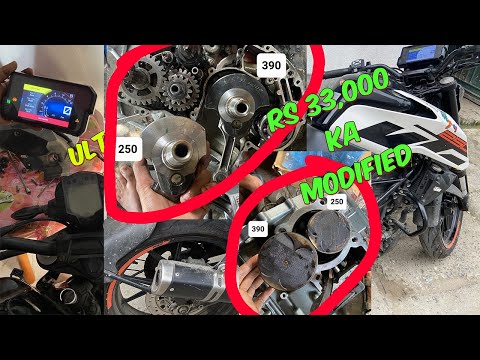 Ktm duke 250 TFT engine upgrade cost details