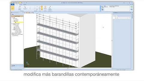 Tutorial de CerTus SCAFFOLDING - Barandillas adicionales - ACCA software