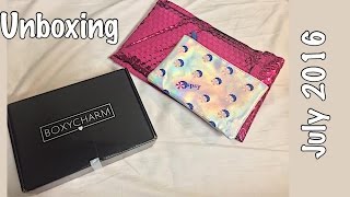 JULY 2016 BOXYCHARM & IPSY GLAMBAG~ UNBOXING