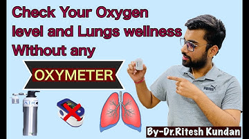 EP.1-How to Check your OXYGEN LEVEL without any OXIMETER| जाँच करे अपना ऑक्सीजन का स्तर |