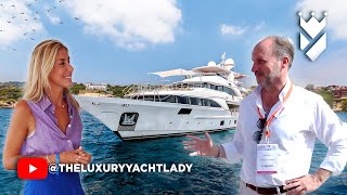 Tour of Benetti 121' Superyacht with THE LUXURY YACHT LADY