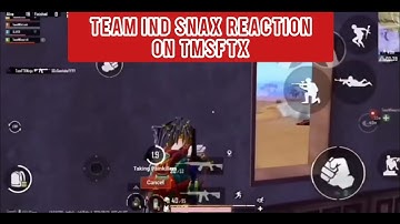 Team IND Snax Reaction on TSM FTX